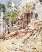 Childe Hassam Rigger's Shop at Provincetown, Mass oil painting on canvas